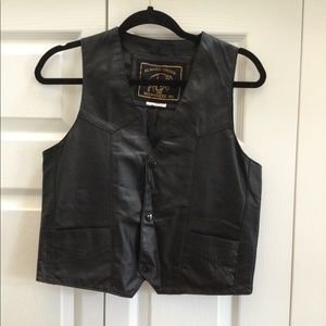 XL Harley Davidson Leather Vest